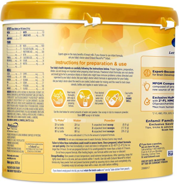 Similac 360 Total Care Infant Formula, Has 5 HMO Prebiotics, Our Closest Prebiotic Blend to Breast Milk, Non-GMO,‡ Baby Formula Powder, 36-oz Value Can, Pack of 3  Baby - Image 10