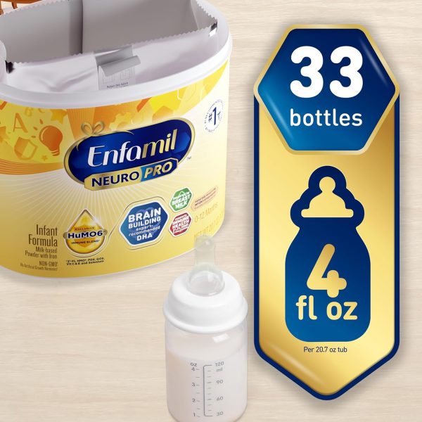 Similac 360 Total Care Infant Formula, Has 5 HMO Prebiotics, Our Closest Prebiotic Blend to Breast Milk, Non-GMO,‡ Baby Formula Powder, 36-oz Value Can, Pack of 3  Baby - Image 5