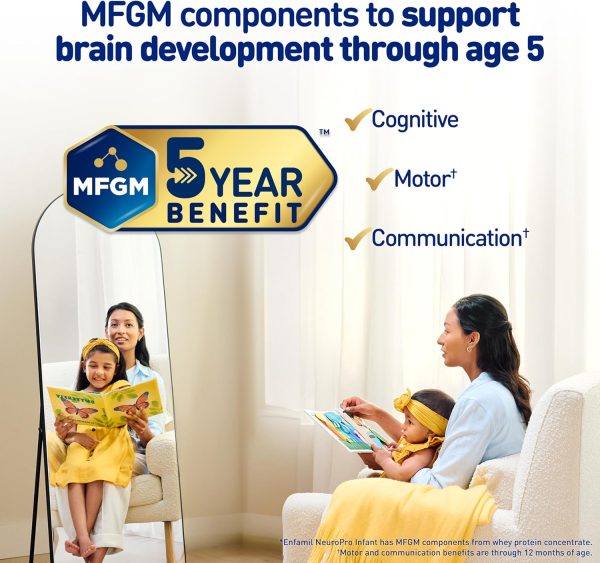 Free Shipping on Enfamil NeuroPro Baby Formula, Brain and Immune Support with DHA, Iron and Prebiotics, Infant Formula Inspired by Breast Milk, Non-GMO, 28.3 Oz Value Can - Image 12