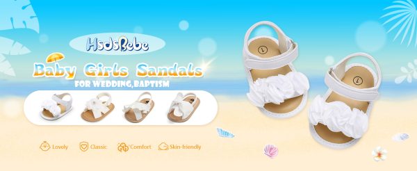 | HsdsBebe Baby Girls Sandals Bohemia Flower Bow Soft Sole Toddler First Walkers Beach Summer Shoes | Sandals - Image 7