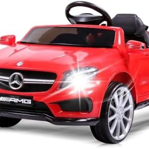 TOBBI Licensed Mercedes Benz Car for Kids,Ride on Cars with 2.4G Remote Control,Double Doors, 5 Point Safety Belt,LED Lights  Toys & Games