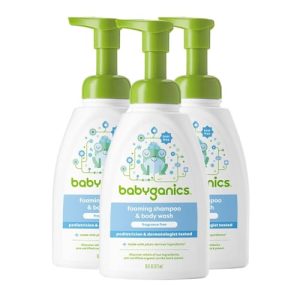 Babyganics Baby Shampoo + Body Wash Pump Bottle, Fragrance Free, 16oz, 3 Pack  Everything Else
