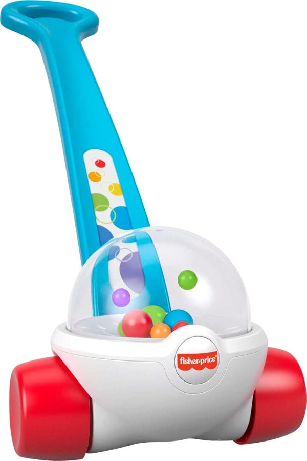 Fisher-Price Baby & Toddler Toy Corn Popper Blue Push-Along with Ball-Popping Action for Infants Ages 1+ Years, 2-Piece Assembly  Toys & Games - Image 7