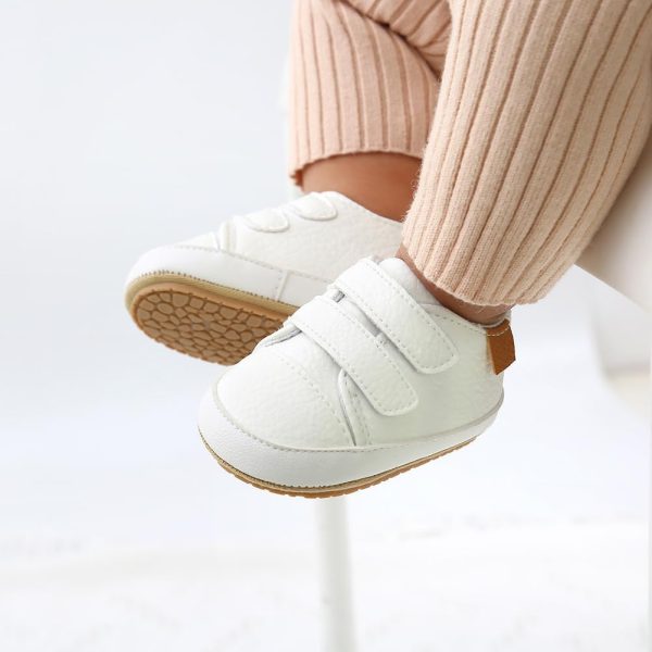 | Baby Girls Boys Shoes Soft Anti-Slip Sole Newborn First Walkers High Top Canvas Denim Unisex Infant Sneaker | Sneakers - Image 8