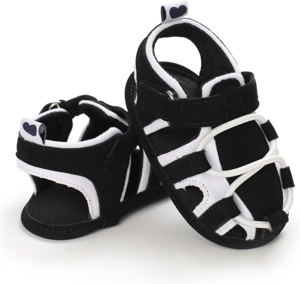 HsdsBebe Infant Baby Boys Girls Summer Beach Sandals Breathable Athletic Anti-slip Soft Sole Newborn First Walker Crib Shoes(ZZY3205 dark brown,2)  Clothing, Shoes & Jewelry - Image 25