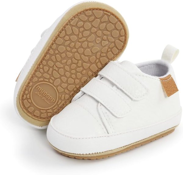 | Baby Girls Boys Shoes Soft Anti-Slip Sole Newborn First Walkers High Top Canvas Denim Unisex Infant Sneaker | Sneakers
