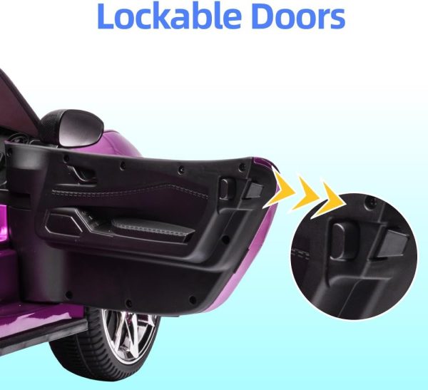12V Ride on Car, Licensed Mazda MX-5 Electric Car for Kids, 12V Ride on Toys, Kids Cars with Parent Remote Control, Lights, Music-Pink  Toys & Games - Image 15