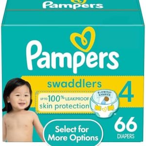 Pampers Swaddlers, Baby Diapers, Size 4, 66 Ct  Baby