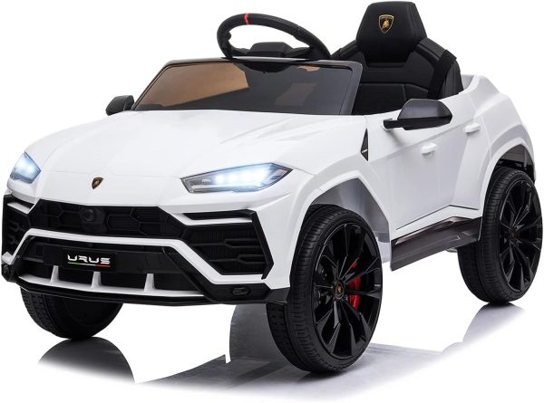YOFE Kids Electric Ride On Car for Kids, 12V Licenced Lamborghini Kids Electric Vehicles with Remote Control, AUX, Spring Suspension, Music, LED Lights, USB Port, Foot Pedal (Pink)  Toys & Games - Image 22