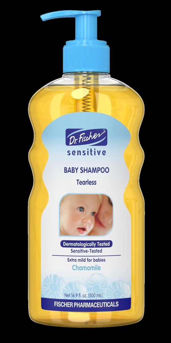 Dr. Fischer Sensitive Baby Bath Set - Baby Bath Wash, Tearless Shampoo, Lotion, & Eye Care Wipes, Baby Bath Essentials - Vitamin Rich Baby Wash Set, Baby Wash and Shampoo Sets - Daily Baby Skin Care  Baby - Image 14