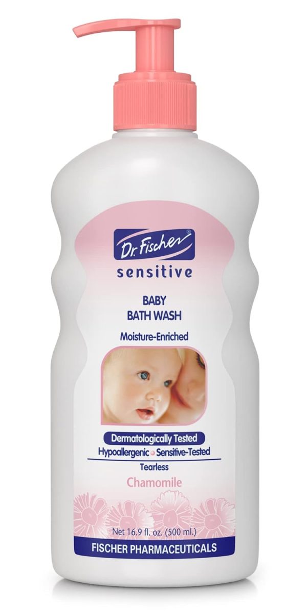Dr. Fischer Sensitive Baby Bath Set - Baby Bath Wash, Tearless Shampoo, Lotion, & Eye Care Wipes, Baby Bath Essentials - Vitamin Rich Baby Wash Set, Baby Wash and Shampoo Sets - Daily Baby Skin Care  Baby - Image 19