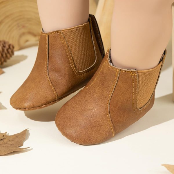 | Meckior Baby Girls Cowboy Tassel Boots Side Zipper Moccasins Soft Bottom Non-Slip Toddler Shoe | Boots - Image 2