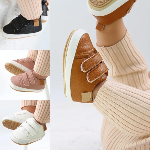 | Baby Girls Boys Shoes Soft Anti-Slip Sole Newborn First Walkers High Top Canvas Denim Unisex Infant Sneaker | Sneakers - Image 17