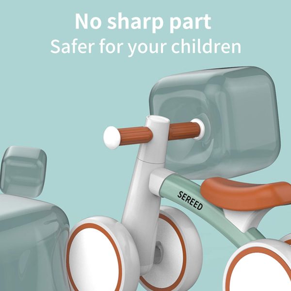 SEREED Baby Balance Bike for 1-2 Year Olds - 4 Wheels, First Bike for Toddlers, Birthday Gift (Green)  Toys & Games - Image 14