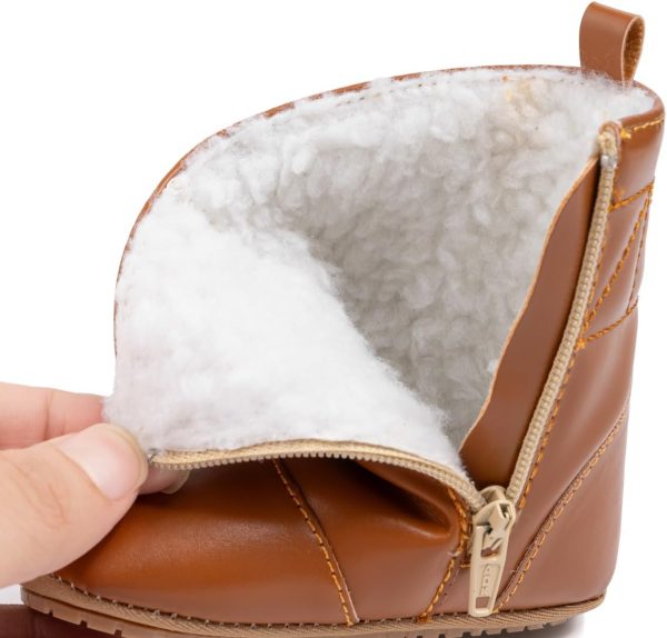 | Zoolar Infant Unisex Warm Fur Lining Soft Boots Baby Winter Ankle Non-Slip Rubber Texture Sole Toddler Winter Snow Crib Shoes | Boots - Image 21
