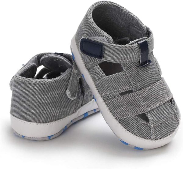 HsdsBebe Infant Baby Boys Girls Summer Beach Sandals Breathable Athletic Anti-slip Soft Sole Newborn First Walker Crib Shoes(ZZY3205 dark brown,2)  Clothing, Shoes & Jewelry - Image 15