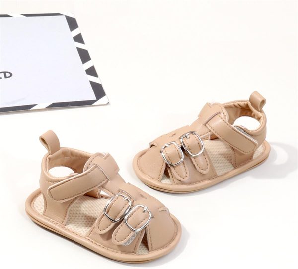 HsdsBebe Infant Baby Boys Girls Summer Beach Sandals Breathable Athletic Anti-slip Soft Sole Newborn First Walker Crib Shoes(ZZY3205 dark brown,2)  Clothing, Shoes & Jewelry - Image 22