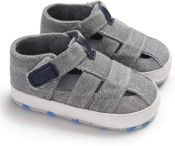 HsdsBebe Infant Baby Boys Girls Summer Beach Sandals Breathable Athletic Anti-slip Soft Sole Newborn First Walker Crib Shoes(ZZY3205 dark brown,2)  Clothing, Shoes & Jewelry - Image 16