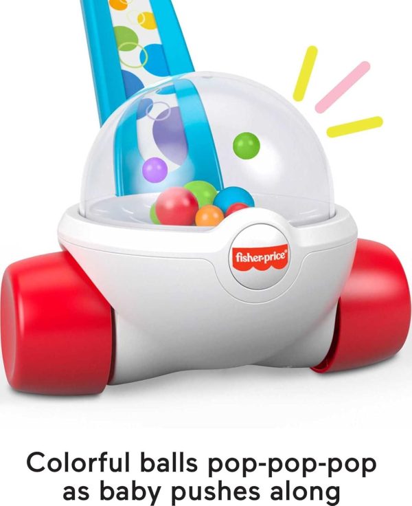 Fisher-Price Baby & Toddler Toy Corn Popper Blue Push-Along with Ball-Popping Action for Infants Ages 1+ Years, 2-Piece Assembly  Toys & Games - Image 9