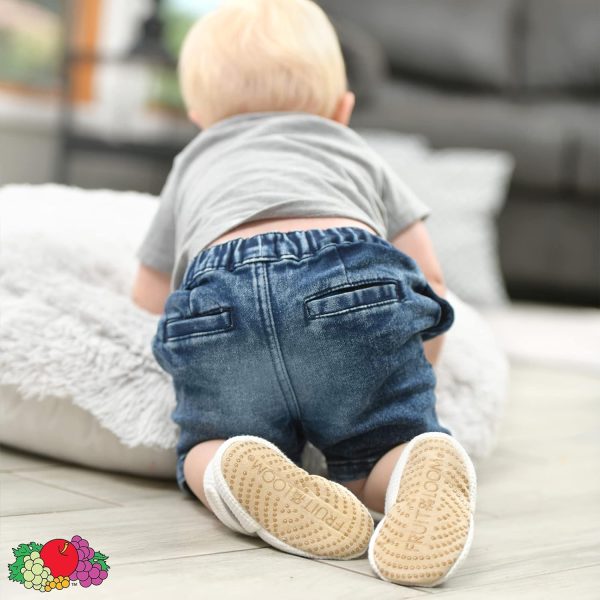 | Fruit of the Loom Cozy Thermal Wrap Booties with Non-Skids for Baby Girls, Boys, Unisex | Boots - Image 19