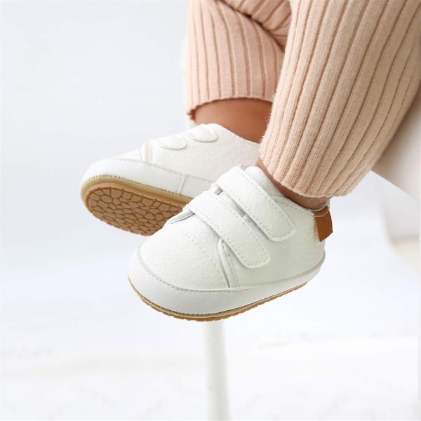 Unisex Baby Boys Girls High-Top Ankle Sneakers Soft Rubber Sole Infant Crib Shoes Toddler First Walkers  Clothing, Shoes & Jewelry - Image 3