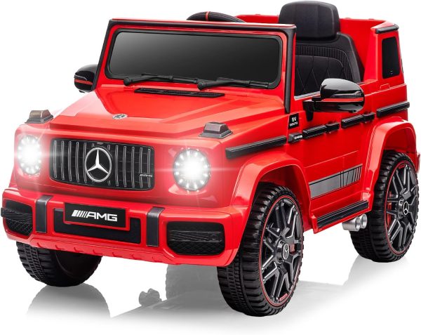 FanttikRide 12V 7Ah Licensed Mercedes-Benz G63 Ride on Car for Kids Ages 3-6, Electric Car Ride on Toys w/Parent Remote, Wireless Music, Suspension System - AMG G63 Large, Black  Toys & Games - Image 17