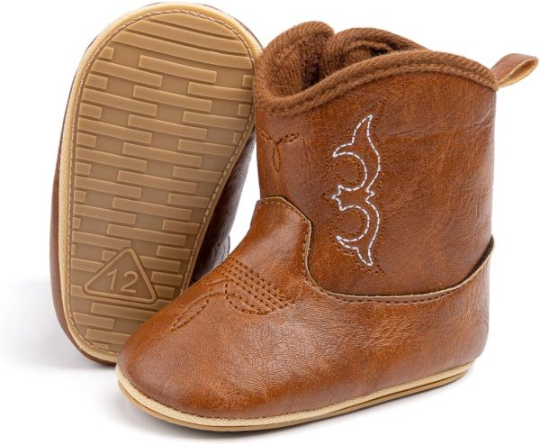 | Zoolar Infant Unisex Warm Fur Lining Soft Boots Baby Winter Ankle Non-Slip Rubber Texture Sole Toddler Winter Snow Crib Shoes | Boots