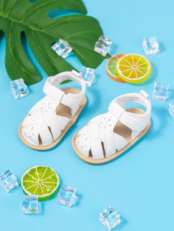 | Babelvit Infant Baby Girl Boy Sandals Comfort Premium Summer Outdoor Casual Beach Shoes with Flower Bowknot Anti Slip Rubber Sole Newborn Toddler Prewalker First Walking Shoes | Sandals - Image 3