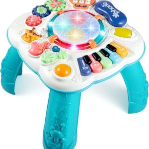 Umatoll Colorful Lighting Baby Balance Bike for 1-2 Year Old Boys Girls, Adjustable Soft Seat & Removable Basket, 12-24 Months Toddler Balance Bike, First Birthday Gift  Toys & Games