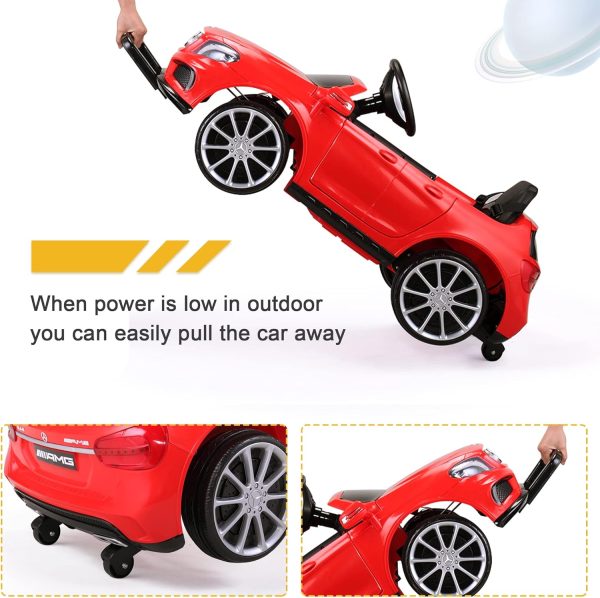 TOBBI Licensed Mercedes Benz Car for Kids,Ride on Cars with 2.4G Remote Control,Double Doors, 5 Point Safety Belt,LED Lights  Toys & Games - Image 11