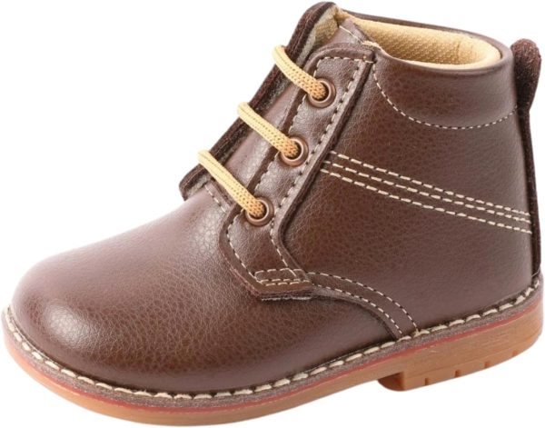 | Baby and Toddler Walking Shoes Lightweight Non-Slip First Walker Shoes with Ankle Support for Boys Girls & Kids | Boots - Image 19