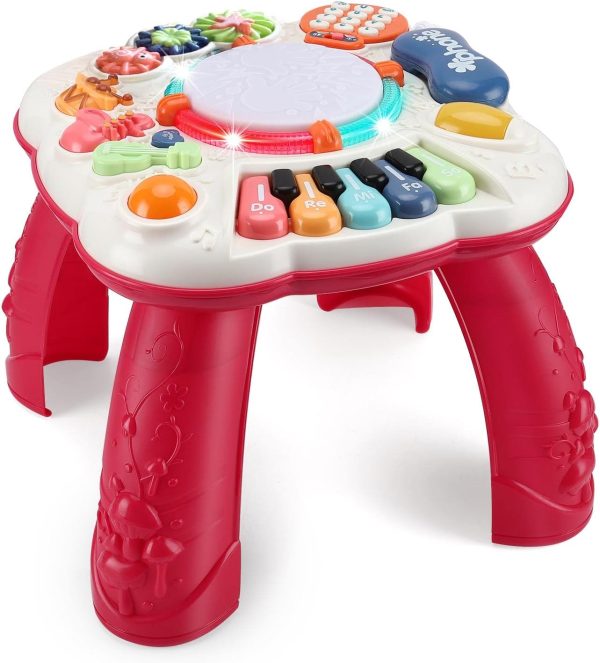 BACCOW Baby & Toddler Toys, Baby Activity Center 6 to 12-18 Month Old, Learning Musical Table Toys for 1 2 3 Year Old Boys Girls Gifts  Toys & Games - Image 15