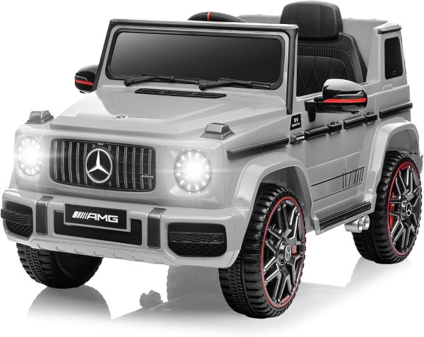 FanttikRide 12V 7Ah Licensed Mercedes-Benz G63 Ride on Car for Kids Ages 3-6, Electric Car Ride on Toys w/Parent Remote, Wireless Music, Suspension System - AMG G63 Large, Black  Toys & Games - Image 24