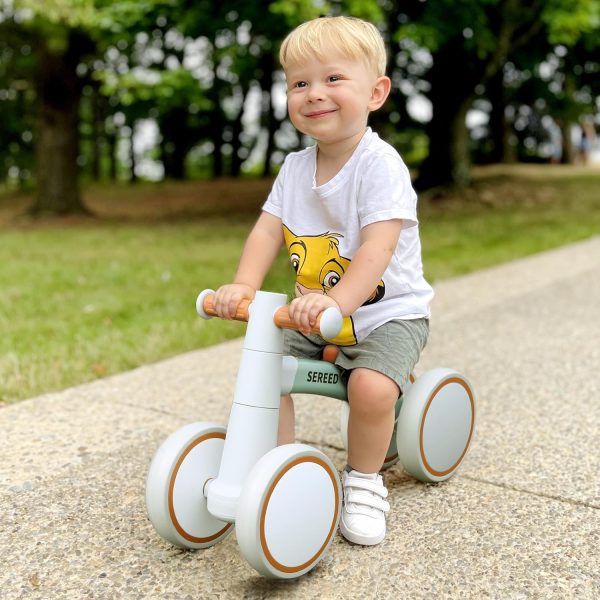 SEREED Baby Balance Bike for 1-2 Year Olds - 4 Wheels, First Bike for Toddlers, Birthday Gift (Green)  Toys & Games - Image 7