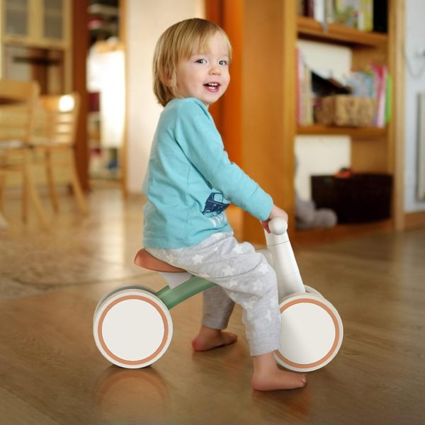 SEREED Baby Balance Bike for 1-2 Year Olds - 4 Wheels, First Bike for Toddlers, Birthday Gift (Green)  Toys & Games - Image 8