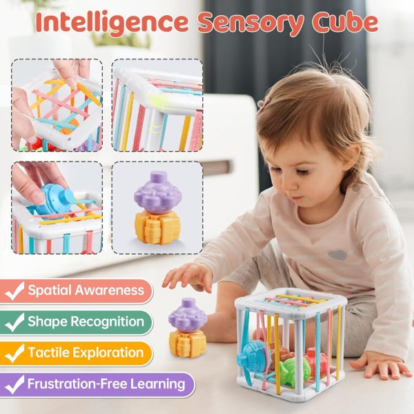 6 in 1 Montessori Baby Toys for 1 + Year Old, Infant Sensory Teething Toys for Babies 6-12 Months, Wooden Stacking Building Blocks Shape Sorter, Xylophone Musical Toy, Birthday Gift for Toddlers 1 2 3  Toys & Games - Image 18