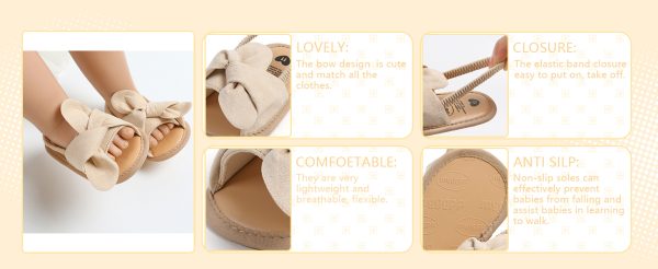 | HsdsBebe Baby Girls Sandals Bohemia Flower Bow Soft Sole Toddler First Walkers Beach Summer Shoes | Sandals - Image 9