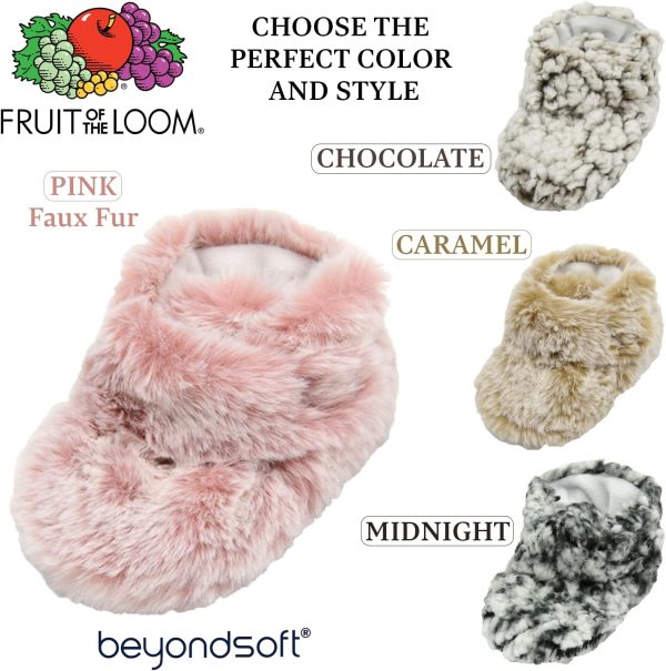 | Fruit of the Loom Cozy Thermal Wrap Booties with Non-Skids for Baby Girls, Boys, Unisex | Boots - Image 3