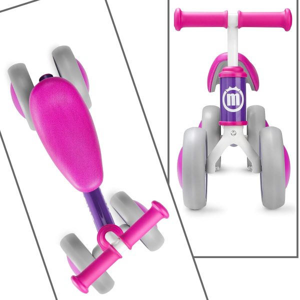 mzopine Baby Balance Bike Toddler Bike Kids Toys for 1 Year Old Boys Girls 12-24 Months Toys Kids Balance Bike Best First Birthday Gifts Children Walker Baby Walker 4 Wheels Bicycle (Purple)  Sports & Outdoors - Image 16