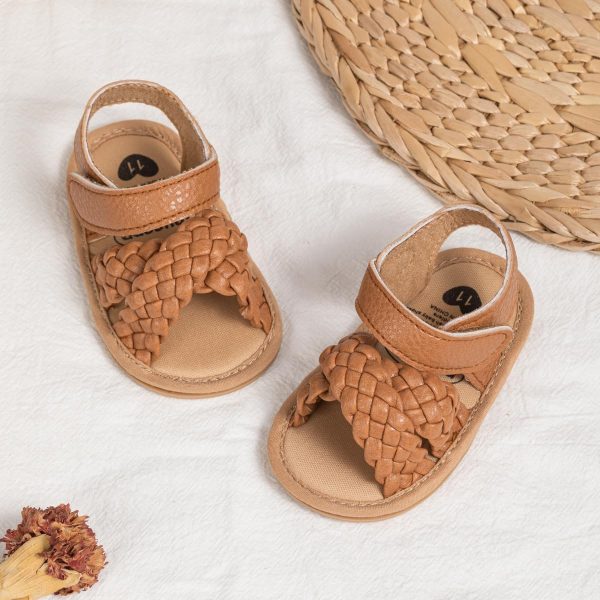 | Babelvit Infant Baby Girl Boy Sandals Comfort Premium Summer Outdoor Casual Beach Shoes with Flower Bowknot Anti Slip Rubber Sole Newborn Toddler Prewalker First Walking Shoes | Sandals - Image 16