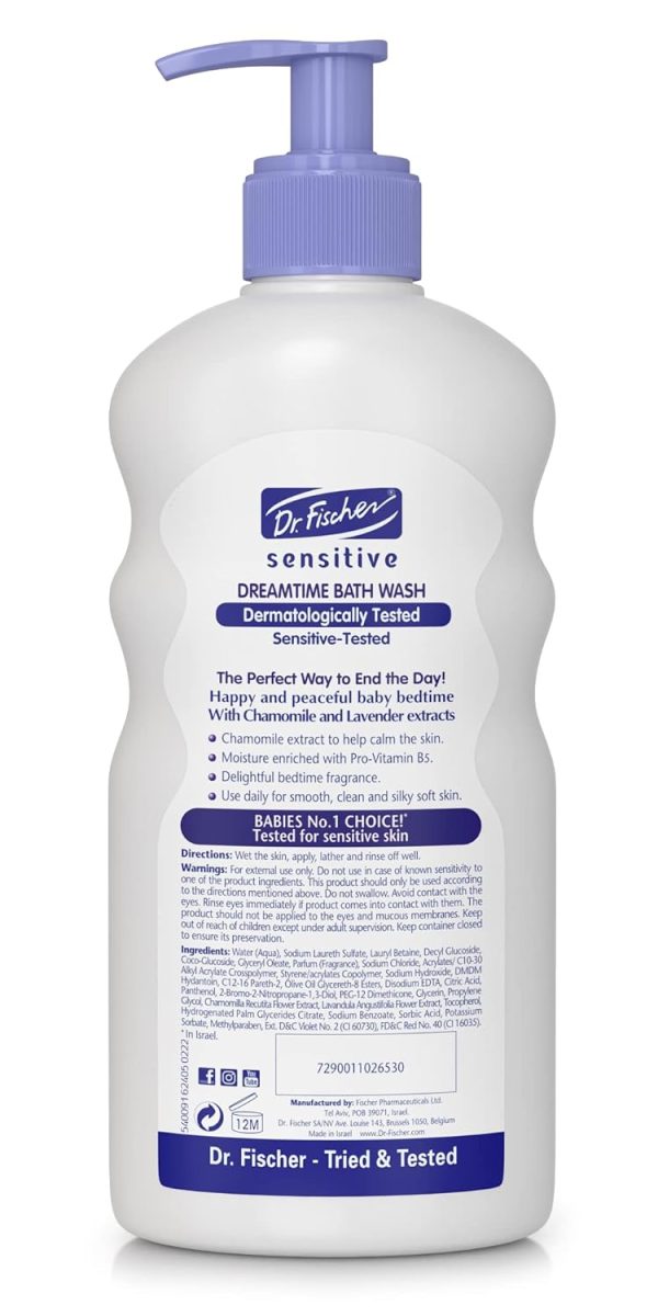 Dr. Fischer Sensitive Baby Bath Set - Baby Bath Wash, Tearless Shampoo, Lotion, & Eye Care Wipes, Baby Bath Essentials - Vitamin Rich Baby Wash Set, Baby Wash and Shampoo Sets - Daily Baby Skin Care  Baby - Image 22