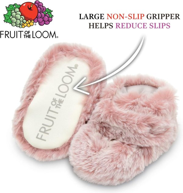 | Fruit of the Loom Cozy Thermal Wrap Booties with Non-Skids for Baby Girls, Boys, Unisex | Boots - Image 4