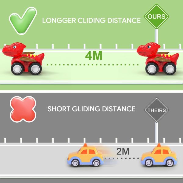 HEGUD Toddler Car Toys for 1 2 3 4 5 Year Old Boy, 5-in-1 Dinosaur Vehicle Trucks Toys for Toddlers 1-3 with Sounds & Lights Toys for Boys 4-7 Toys for Age 2-4 Dinosaur Toys for Kids 3-5  Toys & Games - Image 17