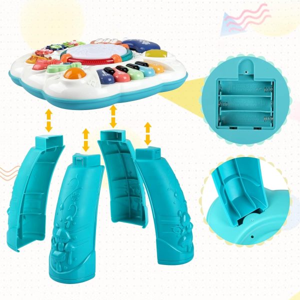 BACCOW Baby & Toddler Toys, Baby Activity Center 6 to 12-18 Month Old, Learning Musical Table Toys for 1 2 3 Year Old Boys Girls Gifts  Toys & Games - Image 25