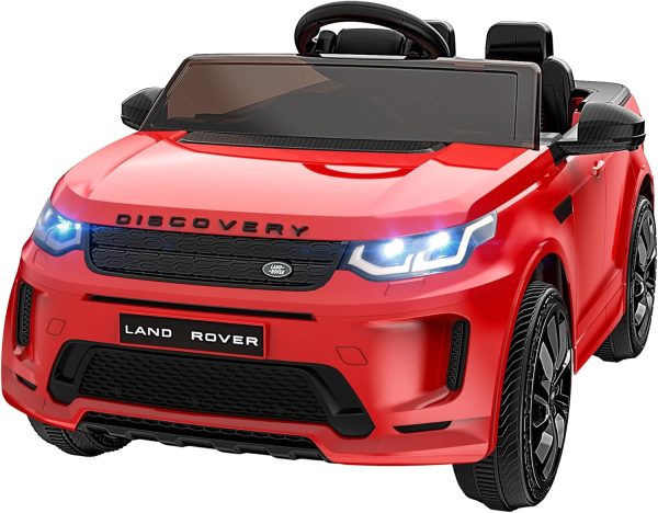 ARBELI 12V Licensed Land Rover Kids Electric Car w/Parent Remote Control, Bluetooth, Music, Shock Absorbers, LED Lights, Ride On Toys for Kids Ages 2-5 (Single Seat), Pink  Toys & Games - Image 13