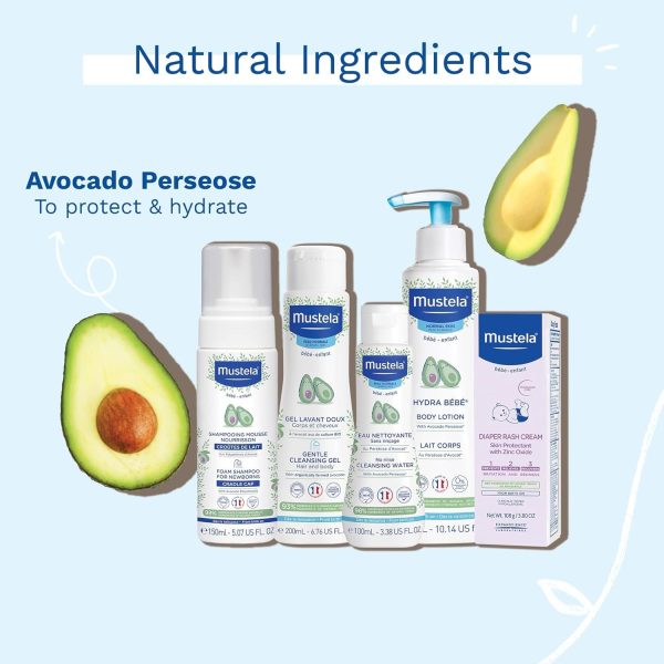 Mustela Newborn Arrival Gift Set - Baby Skincare & Bath Time Essentials - Natural & Plant Based - 5 Items Set  Beauty & Personal Care - Image 5