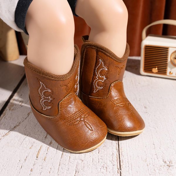 | Zoolar Infant Unisex Warm Fur Lining Soft Boots Baby Winter Ankle Non-Slip Rubber Texture Sole Toddler Winter Snow Crib Shoes | Boots - Image 4