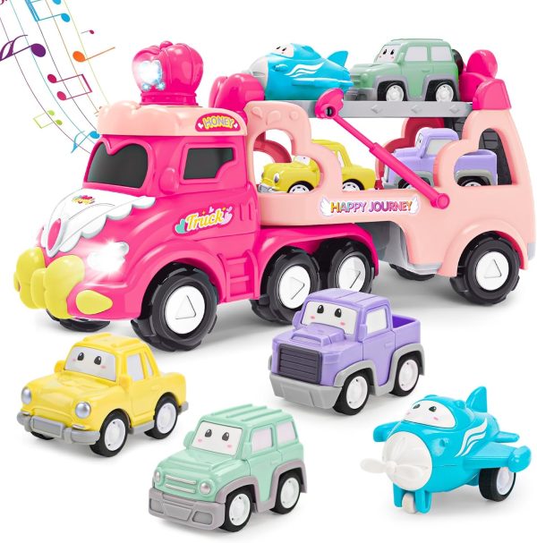 HEGUD Toddler Car Toys for 1 2 3 4 5 Year Old Boy, 5-in-1 Dinosaur Vehicle Trucks Toys for Toddlers 1-3 with Sounds & Lights Toys for Boys 4-7 Toys for Age 2-4 Dinosaur Toys for Kids 3-5  Toys & Games - Image 25
