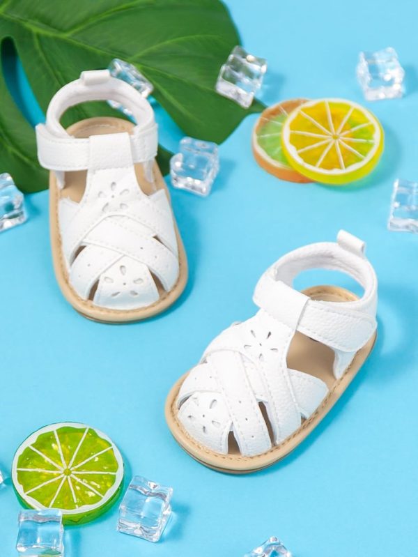 | Babelvit Infant Baby Girl Boy Sandals Comfort Premium Summer Outdoor Casual Beach Shoes with Flower Bowknot Anti Slip Rubber Sole Newborn Toddler Prewalker First Walking Shoes | Sandals - Image 4