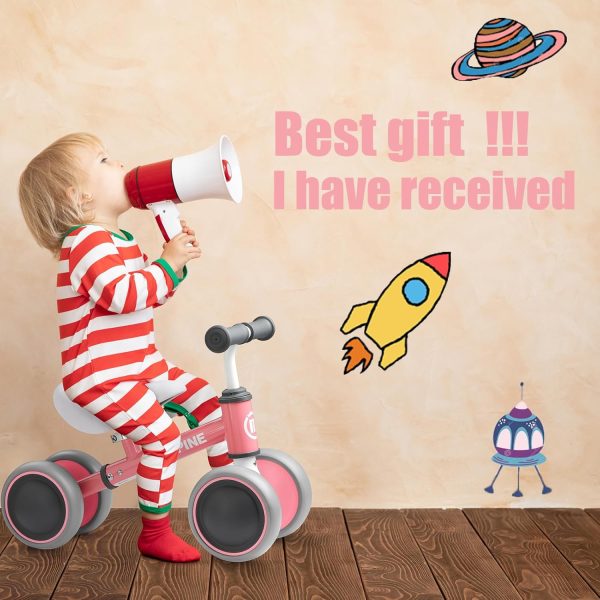 mzopine Baby Balance Bike Toddler Bike Kids Toys for 1 Year Old Boys Girls 12-24 Months Toys Kids Balance Bike Best First Birthday Gifts Children Walker Baby Walker 4 Wheels Bicycle (Purple)  Sports & Outdoors - Image 21